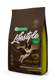 Natures Protection Lifestyle Siipikarja Adult All Breeds 1,5 kg viljaton koiranruoka