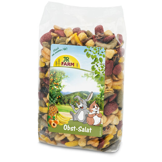 JR-Basic Hedelm&auml;salaatti 200 g, kokoelma hedelmi&auml;.  T&auml;ydennysrehu k&auml;&auml;pi&ouml;kaneille, marsuille, rotille, hamstereille ja hiirille!